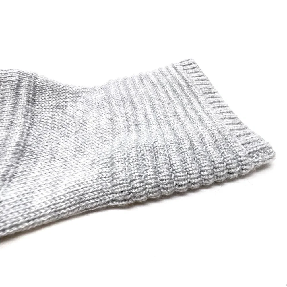 Echo Gloves Cashmere Blend Long Gray Knit Light Gray Winter New NWT